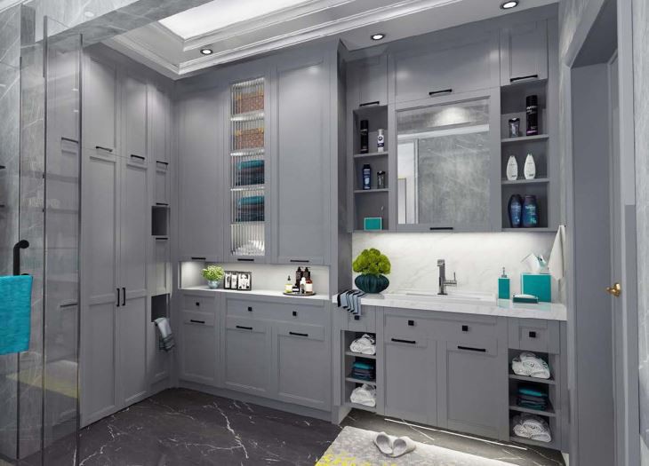 Nordic European Elegant Full House Cabinet Design