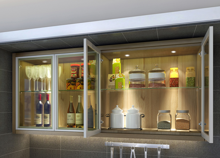 Modular Melamine Kitchen Cabinets