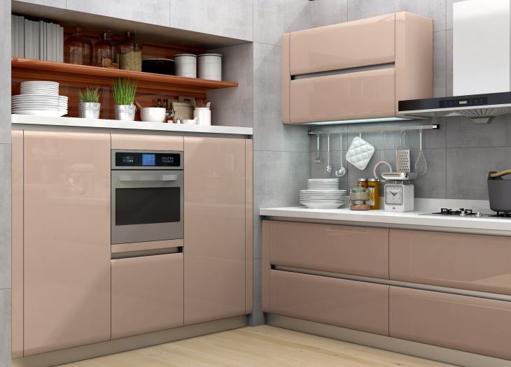 Spray Painting Kitchen Cabinets