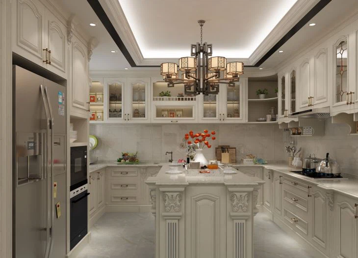 White Wooden Kitchen Cabinets