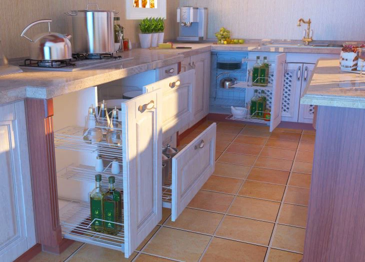 American Style PVC Kitchen Cupboards