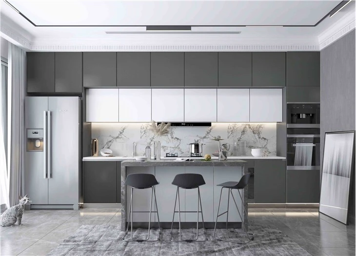 PET Film Kitchen Cabinet